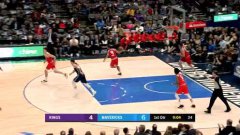 NBA常规赛：这吨位还是猛！东契奇背后运球+转身上篮